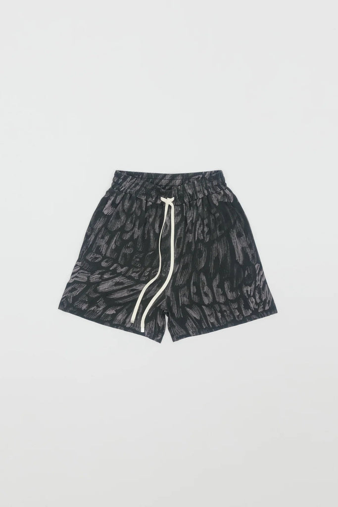 DOMREBEL - WAVES SHORTS - BLACK - Shorts_Dom Rebel - Aritmetik - montreal