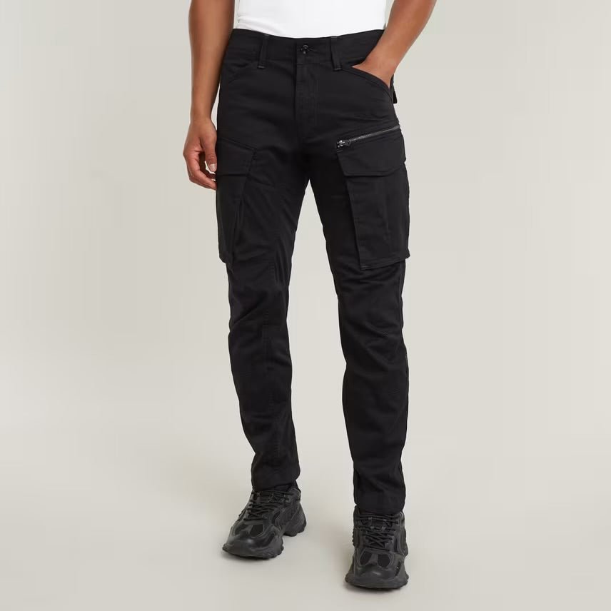 G - Star - Rovic Rovic Zip 3D Regular Tapered Pants - Black - Cargo Pants_G - Star - Aritmetik - montreal