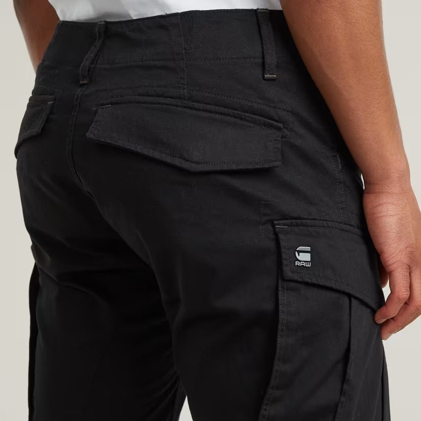 G - Star - Rovic Rovic Zip 3D Regular Tapered Pants - Black - Cargo Pants_G - Star - Aritmetik - montreal