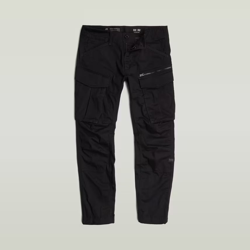 G - Star - Rovic Rovic Zip 3D Regular Tapered Pants - Black - Cargo Pants_G - Star - Aritmetik - montreal