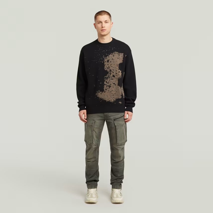G - Star - Rovic Zip 3D Regular Tapered Pants - Vintage Dust Asfalt - Cargo Pants_G - Star - Aritmetik - montreal