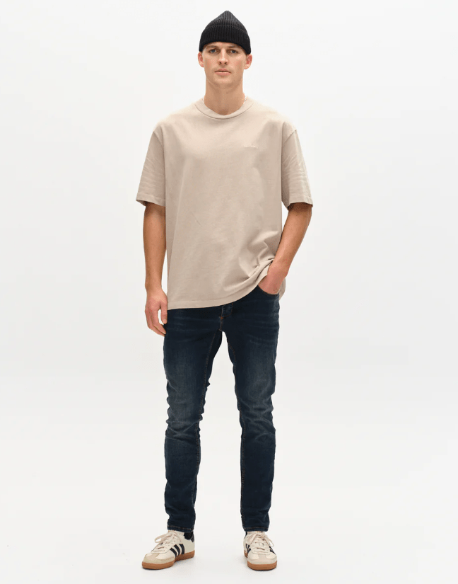 GABBA - Nigel Wix Boxy Hour SS - Beige - T-shirt_Gabba - Aritmetik - montreal