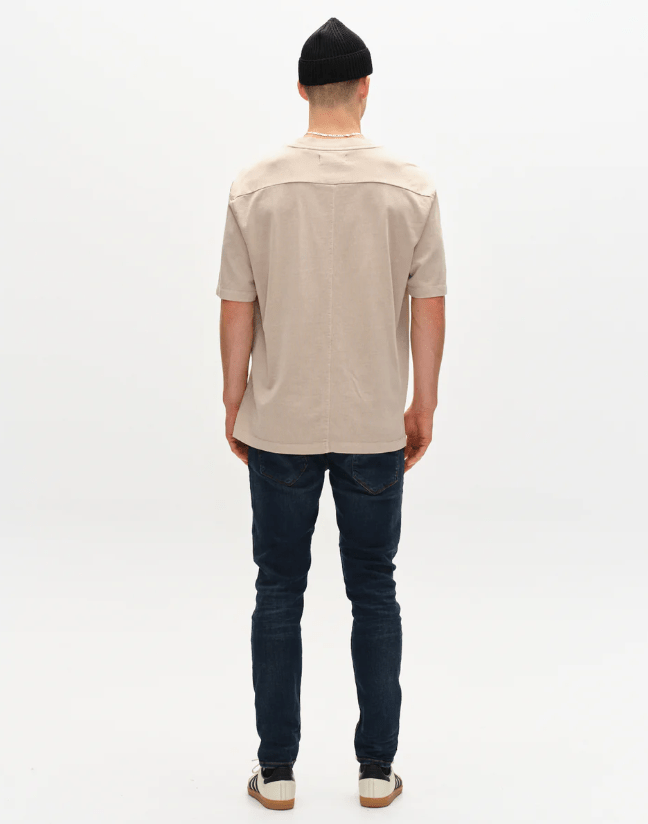 GABBA - Nigel Wix Boxy Hour SS - Beige - T-shirt_Gabba - Aritmetik - montreal