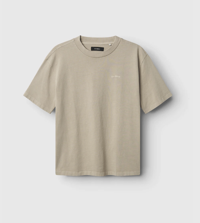 GABBA - Nigel Wix Boxy Hour SS - Beige - T-shirt_Gabba - Aritmetik - montreal