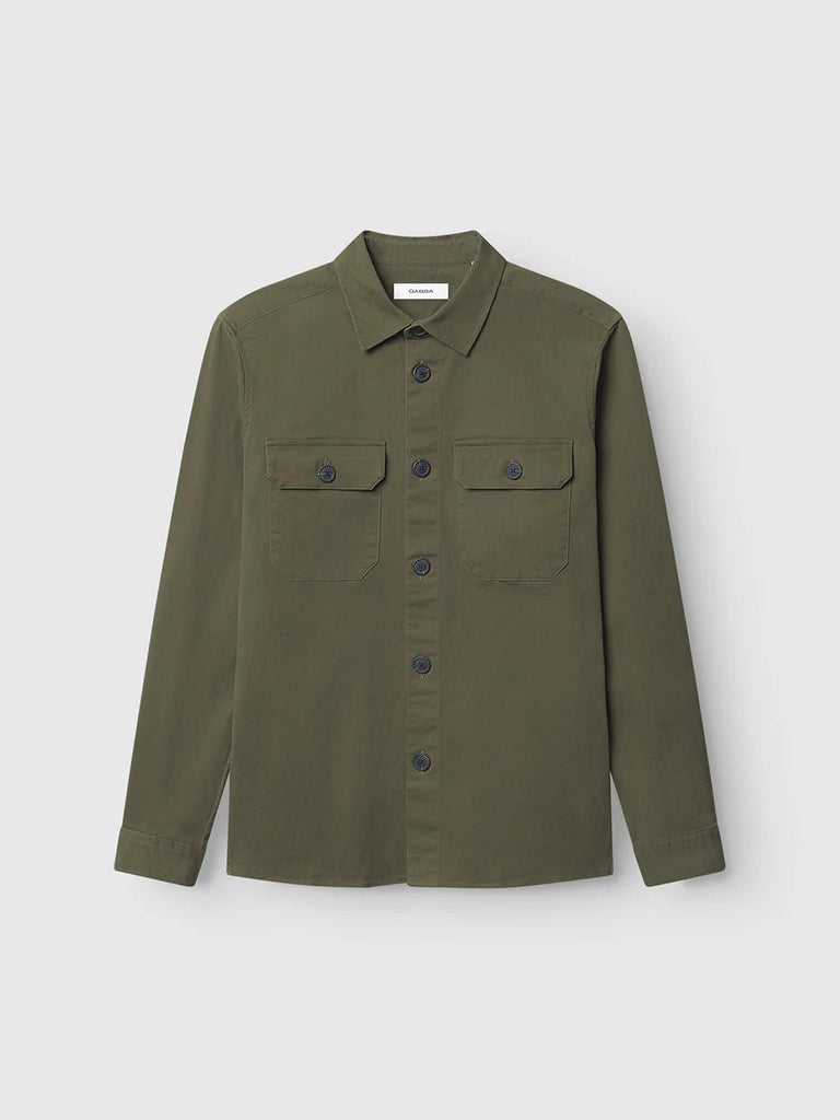 GABBA - Topper LS Shirt - Army - Overshirt_Gabba - Aritmetik - montreal