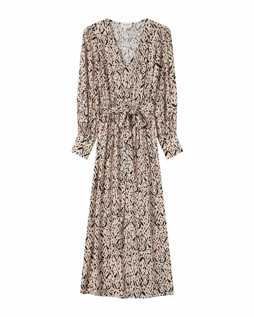 Grace & Mila - Soisson Printed Dress - Vanilla - Dress_Grace & Mila - Aritmetik - montreal