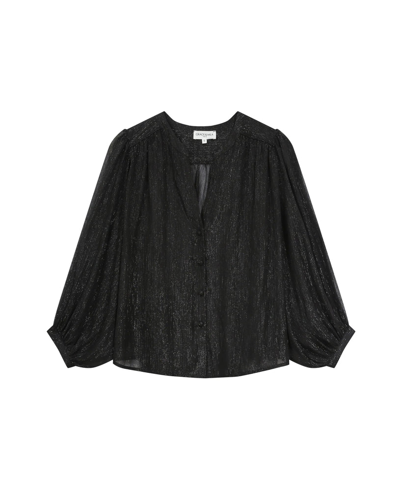 Grace & Mila - Tarzy Sheer Blouse - Shirt_Grace & Mila - Aritmetik - montreal