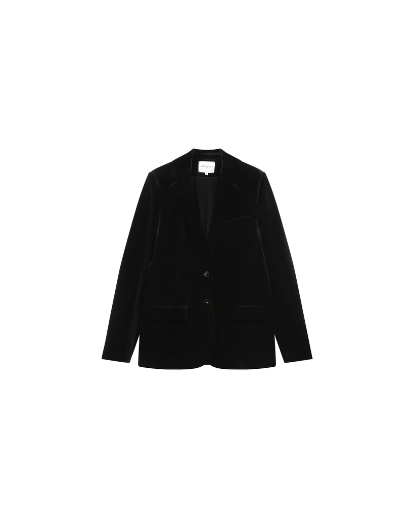Grace & Mila - Tofu Velvet Blazer - Black - Blazer_Grace & Mila - Aritmetik - montreal