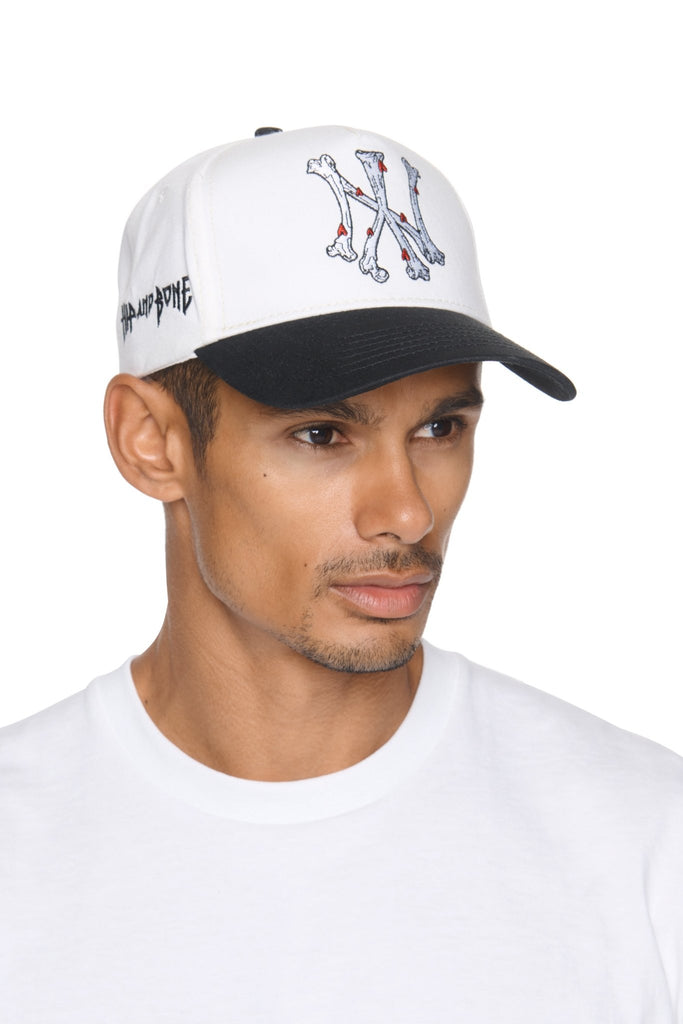 HIP & BONE - TWO TONE BRUSHED COTTON DEAD NY SNAP BACK HAT - CAPS_HIP & BONE - Aritmetik - montreal