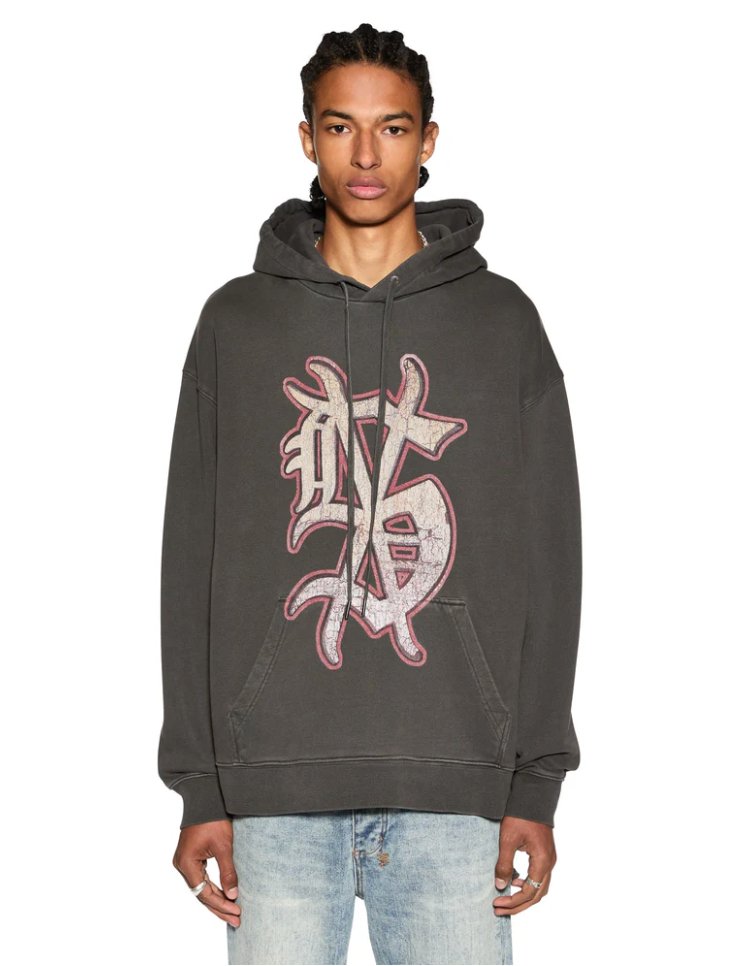 Ksubi - Dud Out Biggie Hoodie - Faded Black - Hoodie_Ksubi - Aritmetik - montreal