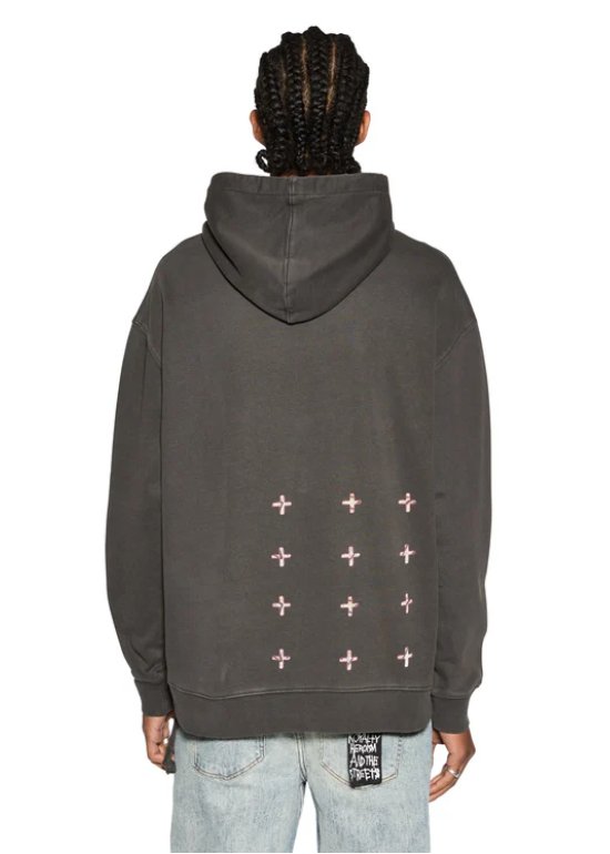 Ksubi - Dud Out Biggie Hoodie - Faded Black - Hoodie_Ksubi - Aritmetik - montreal