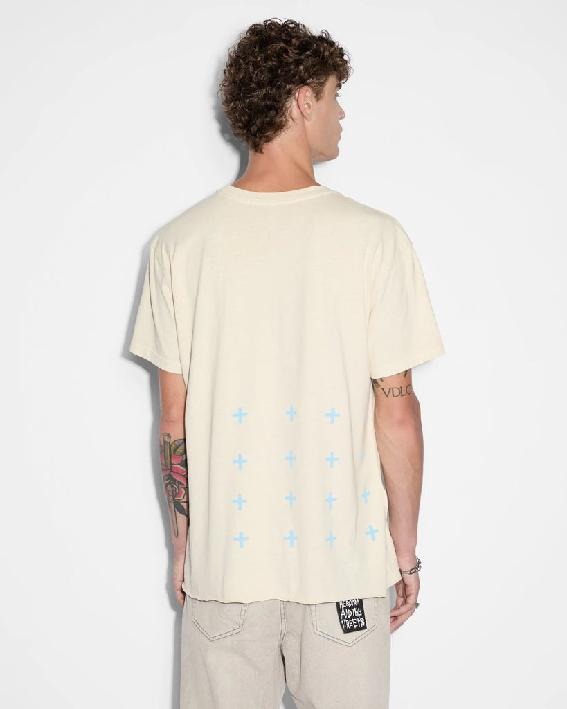 Ksubi - Paradise BIggie Tee Ss - Beige - T-shirt_Ksubi - Aritmetik - montreal