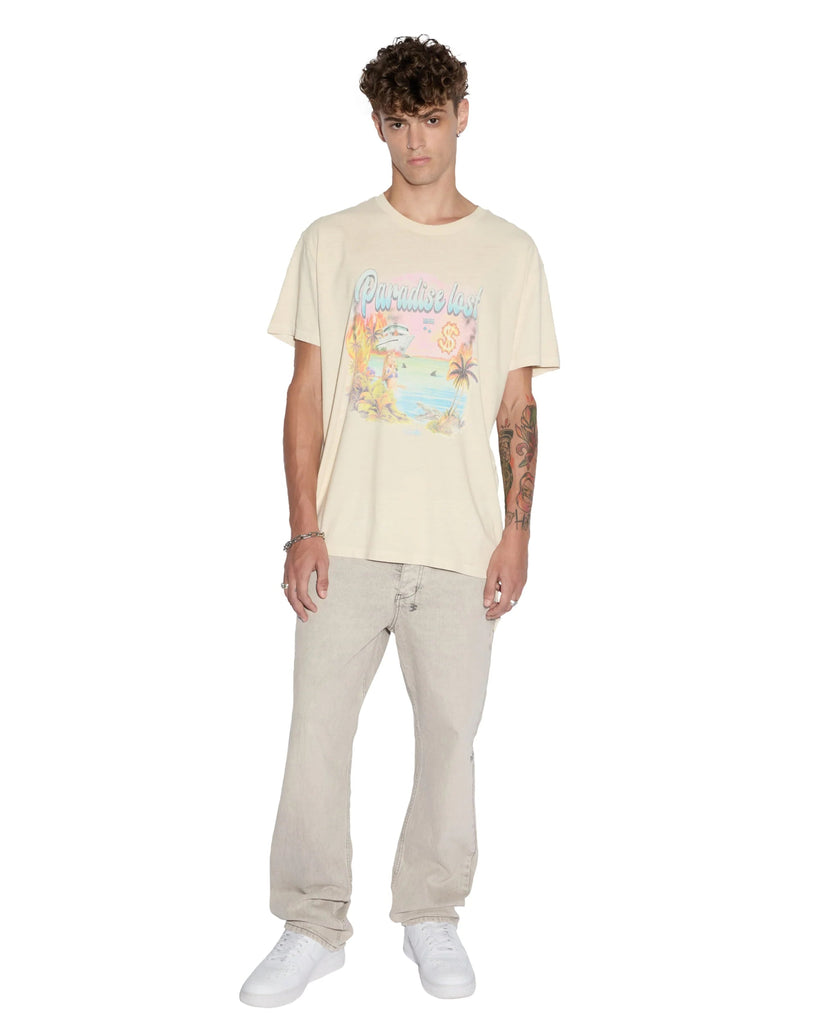 Ksubi - Paradise BIggie Tee Ss - Beige - T-shirt_Ksubi - Aritmetik - montreal