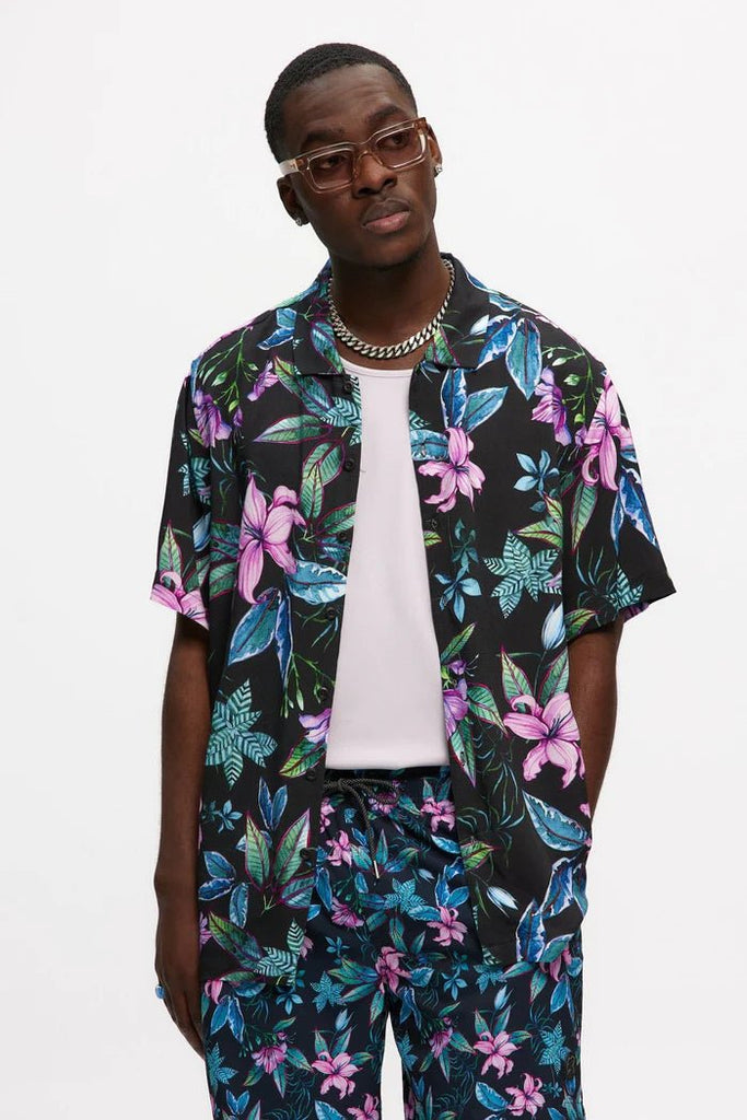 KUWALATEE - BEACH SHIRT 2.0 - FLOWERS - Shirt_Kuwallatee - Aritmetik - montreal