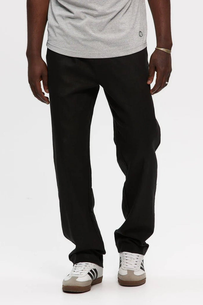 KUWALATEE - LINEN PANTS - BLACK - PANTS_Kuwallatee - Aritmetik - montreal