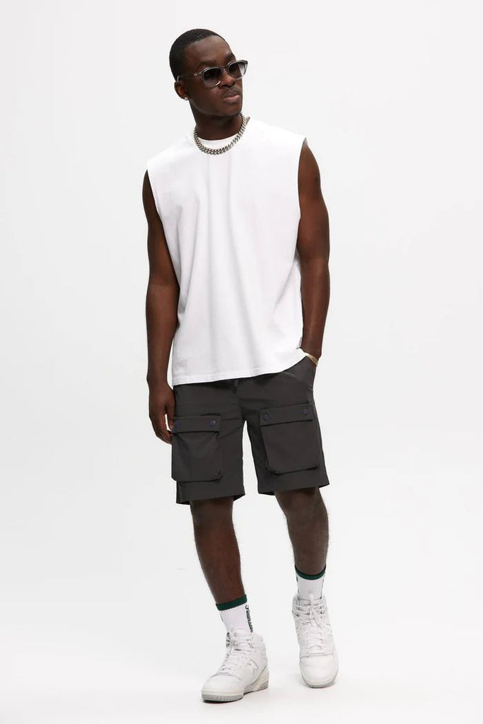 KUWALATEE - UTILITY SHORTS - CHARCOAL - Shorts_Kuwallatee - Aritmetik - montreal