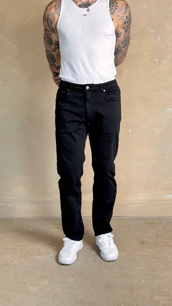 Kuwalla - Super Stretch Knit Slim Denim - Black - JEANS_Kuwalla - Aritmetik - montreal