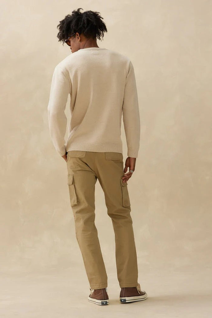 Kuwalla - TAPERED CARGO PANT - Beige - Cargo Pants_Kuwalla - Aritmetik - montreal