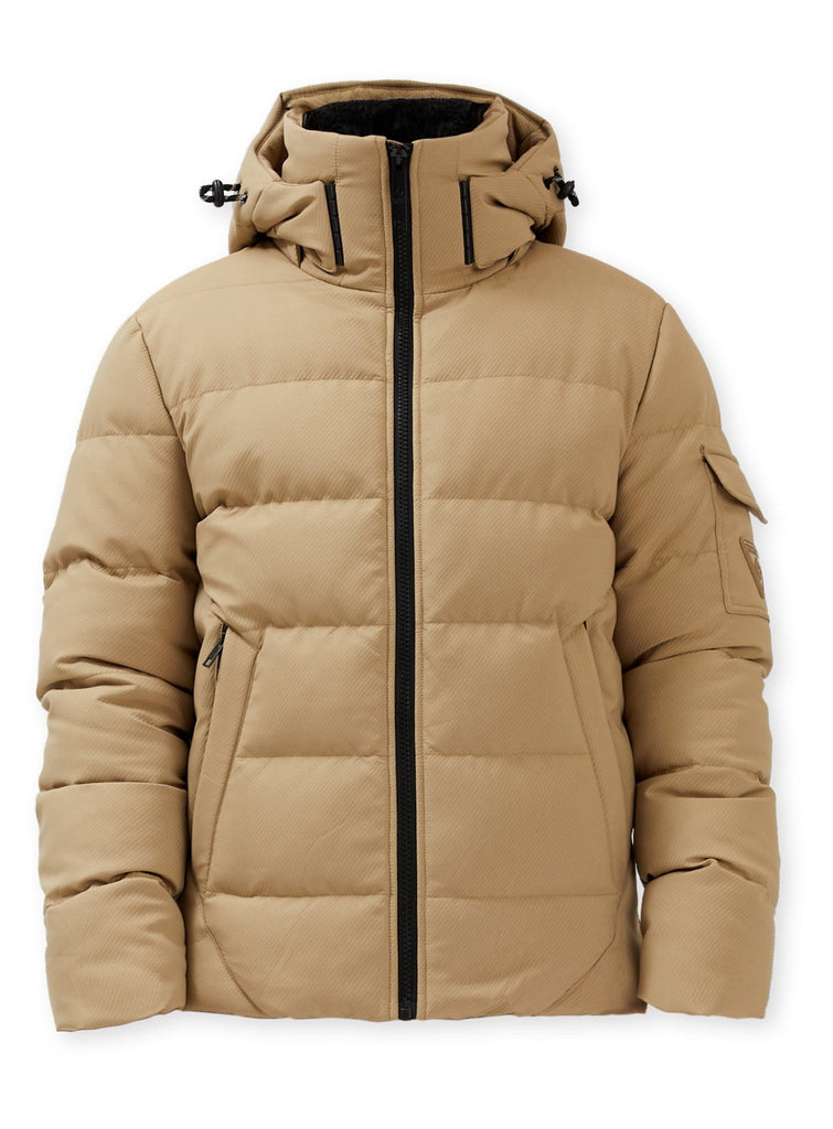 MATT - Puffer Jacket - Beige - Winter Jacket_Point Zero - Aritmetik - montreal