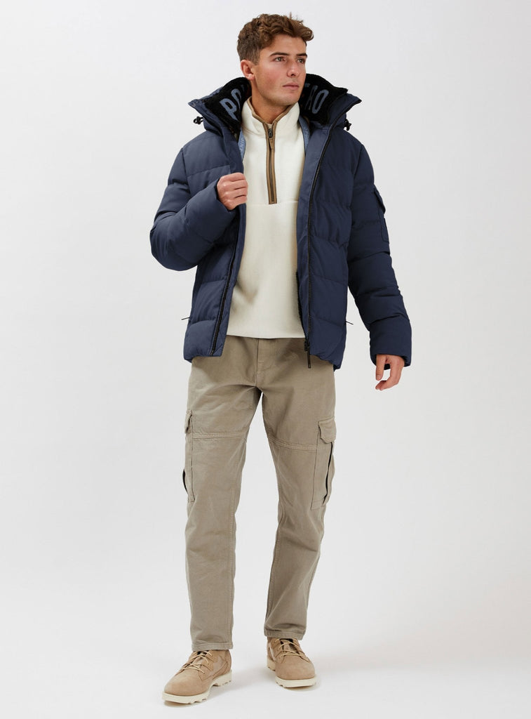 MATT - Puffer Jacket - Navy - Winter Jacket_Point Zero - Aritmetik - montreal