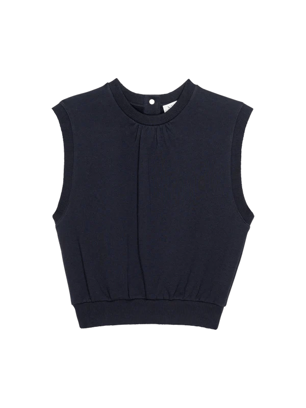 Nation - Billie Tank Sweatshirt - Navy - Tank Top_Nation - Aritmetik - montreal