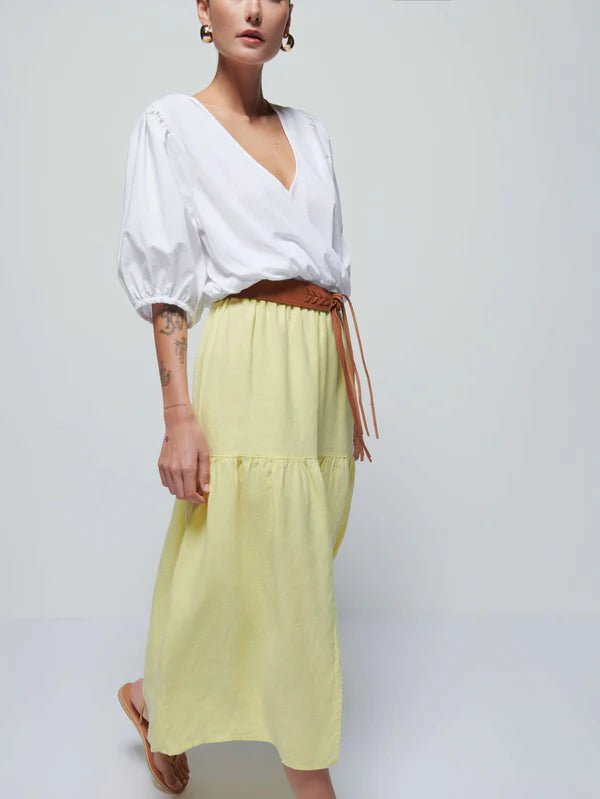 Nation - ESMERALDA SKIRT - YELLOW - SKIRT_Nation - Aritmetik - montreal