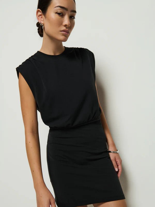 Nation - Jac Muscle Mini Dress - Black - Dress_Nation - Aritmetik - montreal