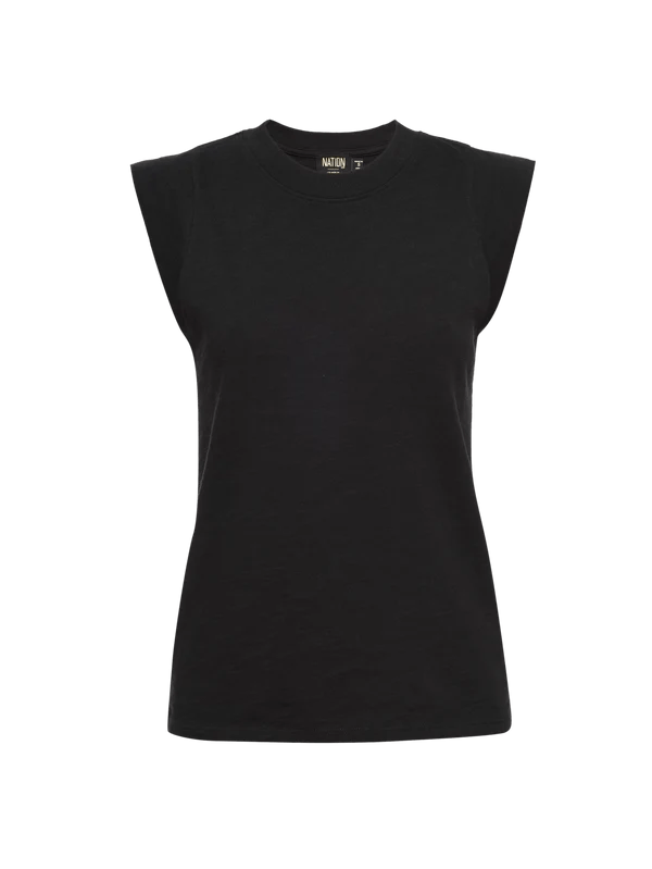 Nation - Patti Tank - Black - T-shirt_Nation - Aritmetik - montreal