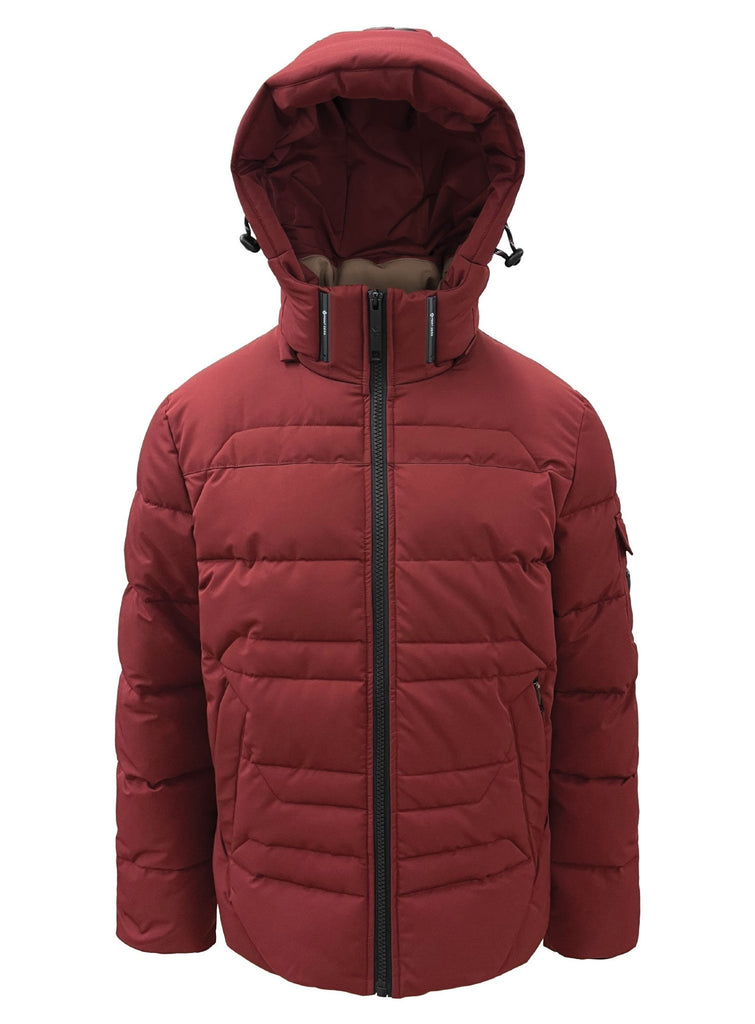 NITEHAWK - Engineered Quilted Puffer - Paprika - Winter Jacket_Point Zero - Aritmetik - montreal