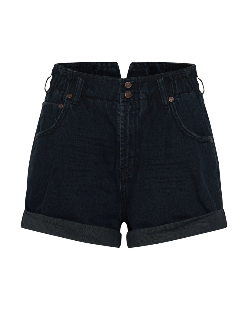 ONE TEASPOON - PIONEER HIGH WAIST VINTAGE FIT SHORTS - FOX BLACK - Shorts_ONE TEASPOON - Aritmetik - montreal