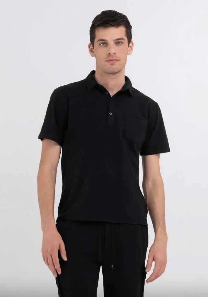 replay - polo shirt - black - Polo_Replay - Aritmetik - montreal