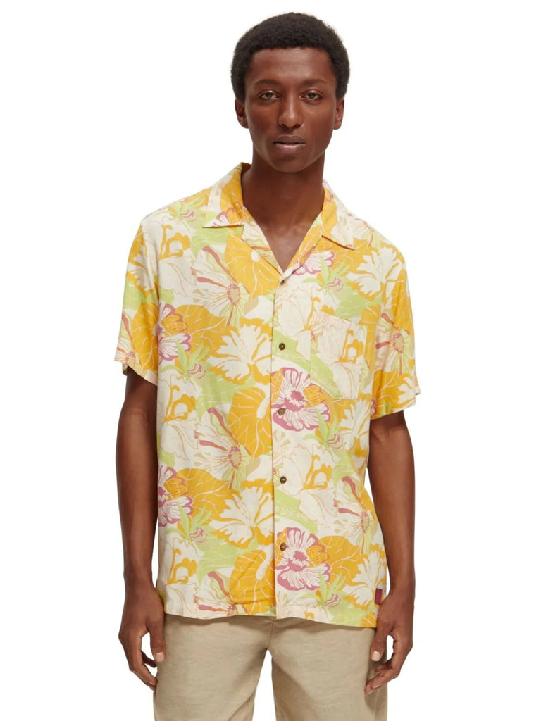 Scotch & Soda - CAMP PRINTED SHIRT-Shirt_Scotch & Soda - Aritmetik - montreal