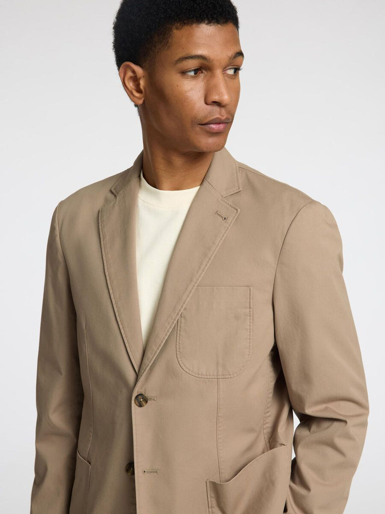 SELECTED - 100% COTTON BLAZER - BEIGE - Blazer_SELECTED - Aritmetik - montreal