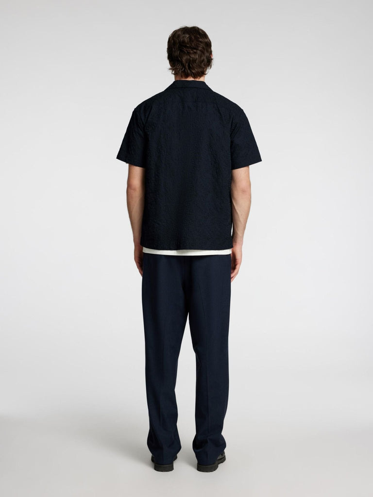 SELECTED - 100% COTTON SHORT SLEEVED SHIRT - Wool Jacket_SELECTED - Aritmetik - montreal