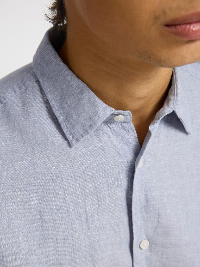 SELECTED - 100% LINEN SHIRT - LIGHT BLUE - Shirt_SELECTED - Aritmetik - montreal