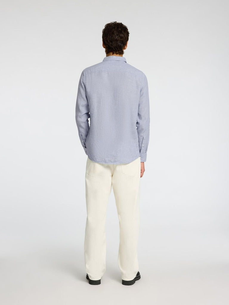 SELECTED - 100% LINEN SHIRT - LIGHT BLUE - Shirt_SELECTED - Aritmetik - montreal