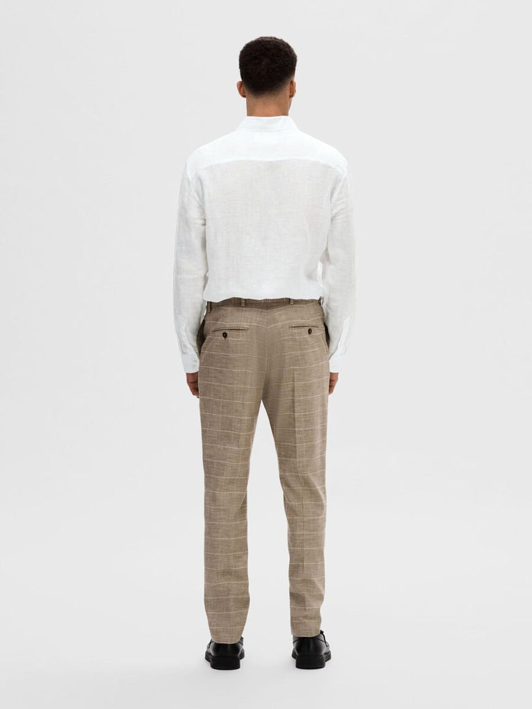 SELECTED - 100% LINEN SHIRT - WHITE - Shirt_SELECTED - Aritmetik - montreal