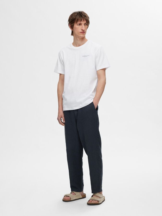 SELECTED - 100% LINEN TROUSERS - CHARCOAL - PANTS_SELECTED - Aritmetik - montreal