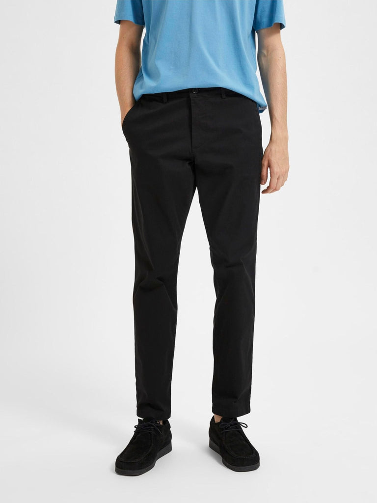 SELECTED - 175 SLIM FIT FLEX CHINOS - BLACK - PANTS_SELECTED - Aritmetik - montreal