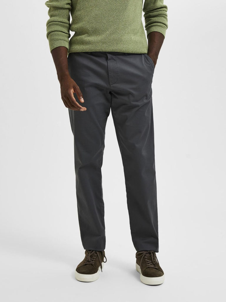 SELECTED - 175 SLIM FIT FLEX CHINOS - GREY - PANTS_SELECTED - Aritmetik - montreal