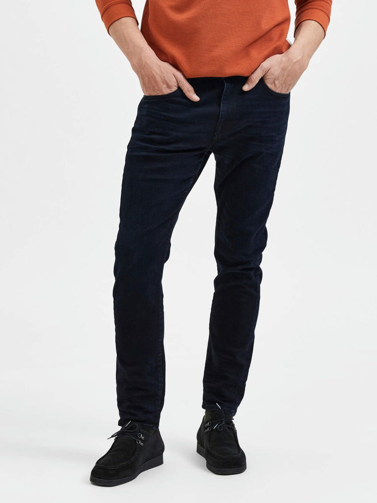 SELECTED - 175 SLIM FIT JEANS - DARK DENIM - JEANS_SELECTED - Aritmetik - montreal