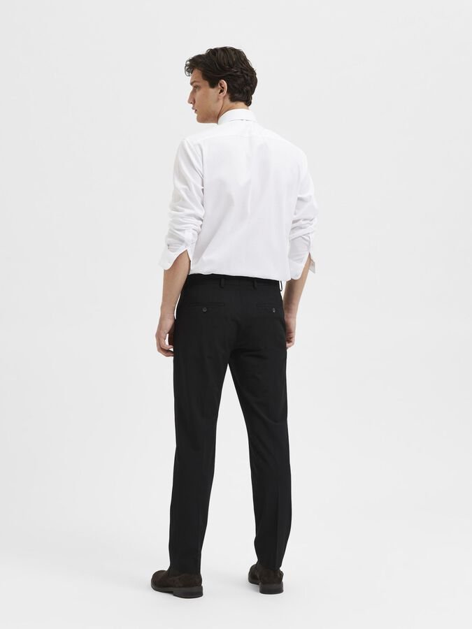 SELECTED - 175 SLIM FIT SUIT TROUSERS - BLACK - PANTS_SELECTED - Aritmetik - montreal