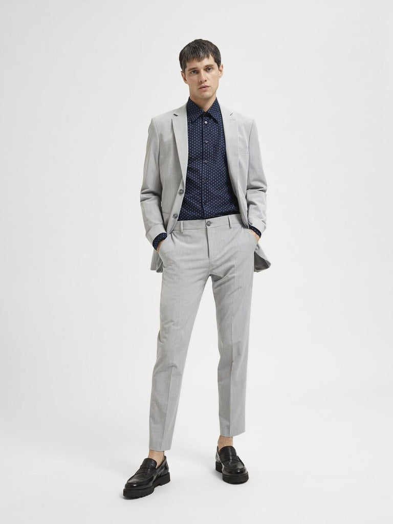 SELECTED - 175 SLIM FIT SUIT TROUSERS - GREY - PANTS_SELECTED - Aritmetik - montreal