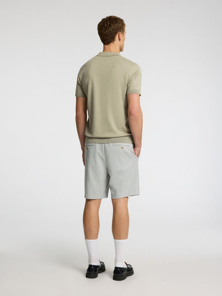 SELECTED - Berg Knitted Polo - Green - Polo_SELECTED - Aritmetik - montreal