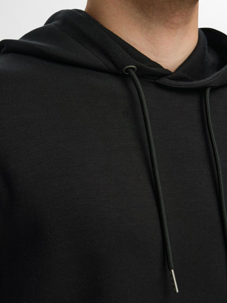 SELECTED - CASUAL HOODIE - BLACK - _SELECTED - Aritmetik - montreal