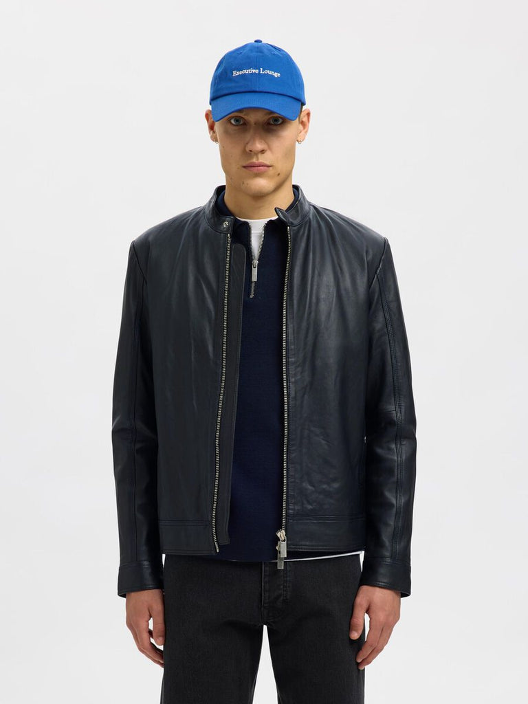 SELECTED - CLASSIC LEATHER JACKET - Leather Jacket_SELECTED - Aritmetik - montreal