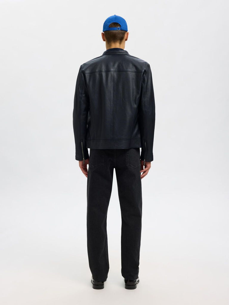 SELECTED - CLASSIC LEATHER JACKET - Leather Jacket_SELECTED - Aritmetik - montreal