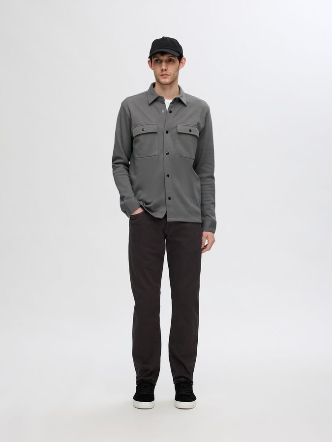 SELECTED - CLASSIC OVERSHIRT - CHARCOAL - Shirt_SELECTED - Aritmetik - montreal