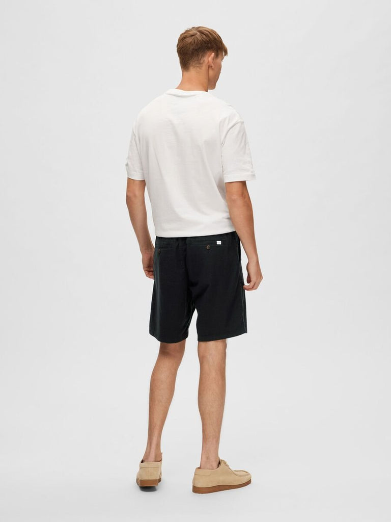 SELECTED - COMFORT FIT SHORTS - Black - Shorts_SELECTED - Aritmetik - montreal
