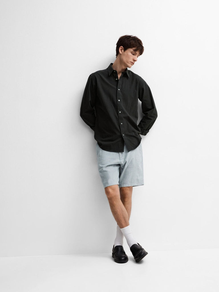 SELECTED - COMFORT FIT SHORTS - BLUE - Shorts_SELECTED - Aritmetik - montreal